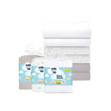 Silentnight fitted sheet bundle grey star white, imported from the UK