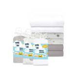 Silentnight fitted sheets Celestial Grey & White bundle of 6, UK version