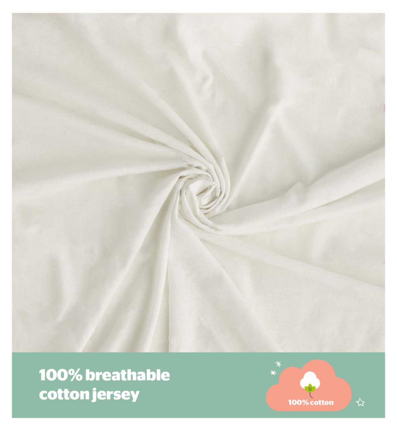 Silentnight sheets Moses basket pink pink star white, imported from the UK