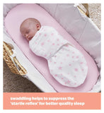Silentnight swaddle blanket pink star 3 pack - British product
