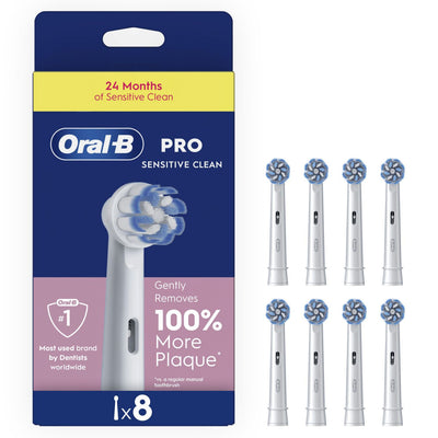 Boots Oral-B Pro Sensitive Clean Toothbrush Heads - 8 Pack- Buy online at McGrocer