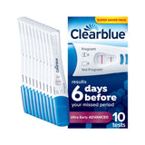 Clearblue Ultra Early ADVANCED pregnancy test 10 tests - British product