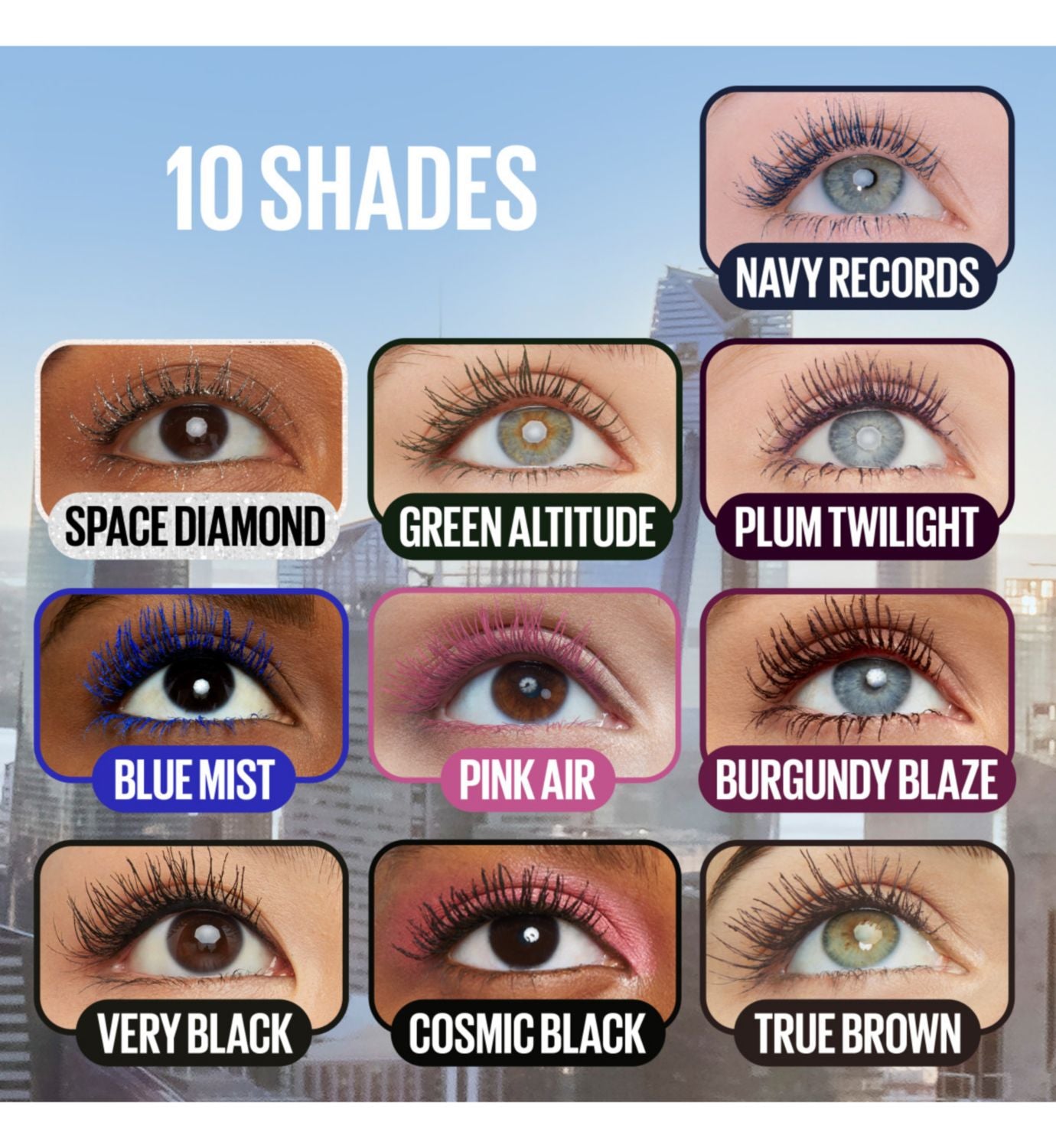 Maybelline Lash Sensational Sky High Navy mascara 7.2ml, UK version