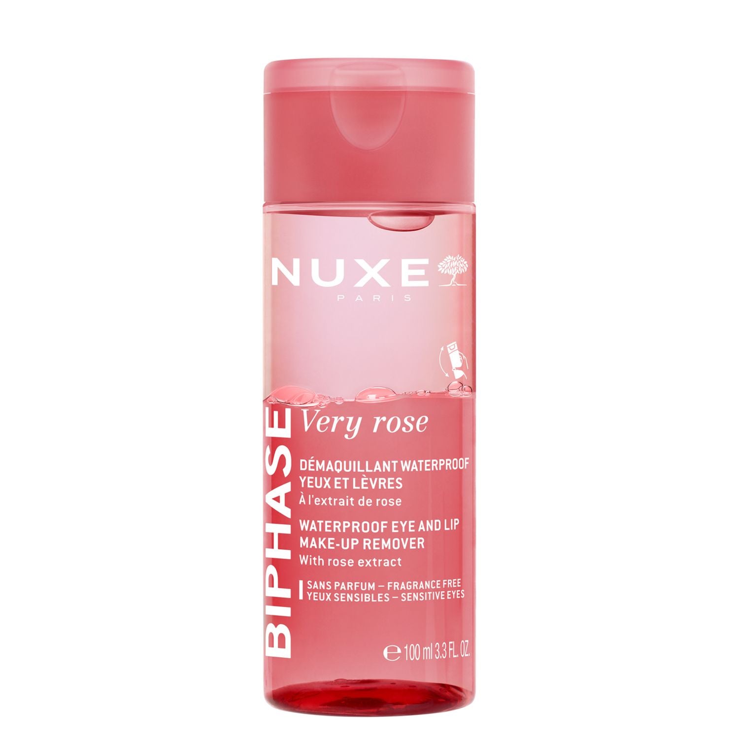 Nuxe Very Rose Eye Makeup Remover 100ml (British brand)