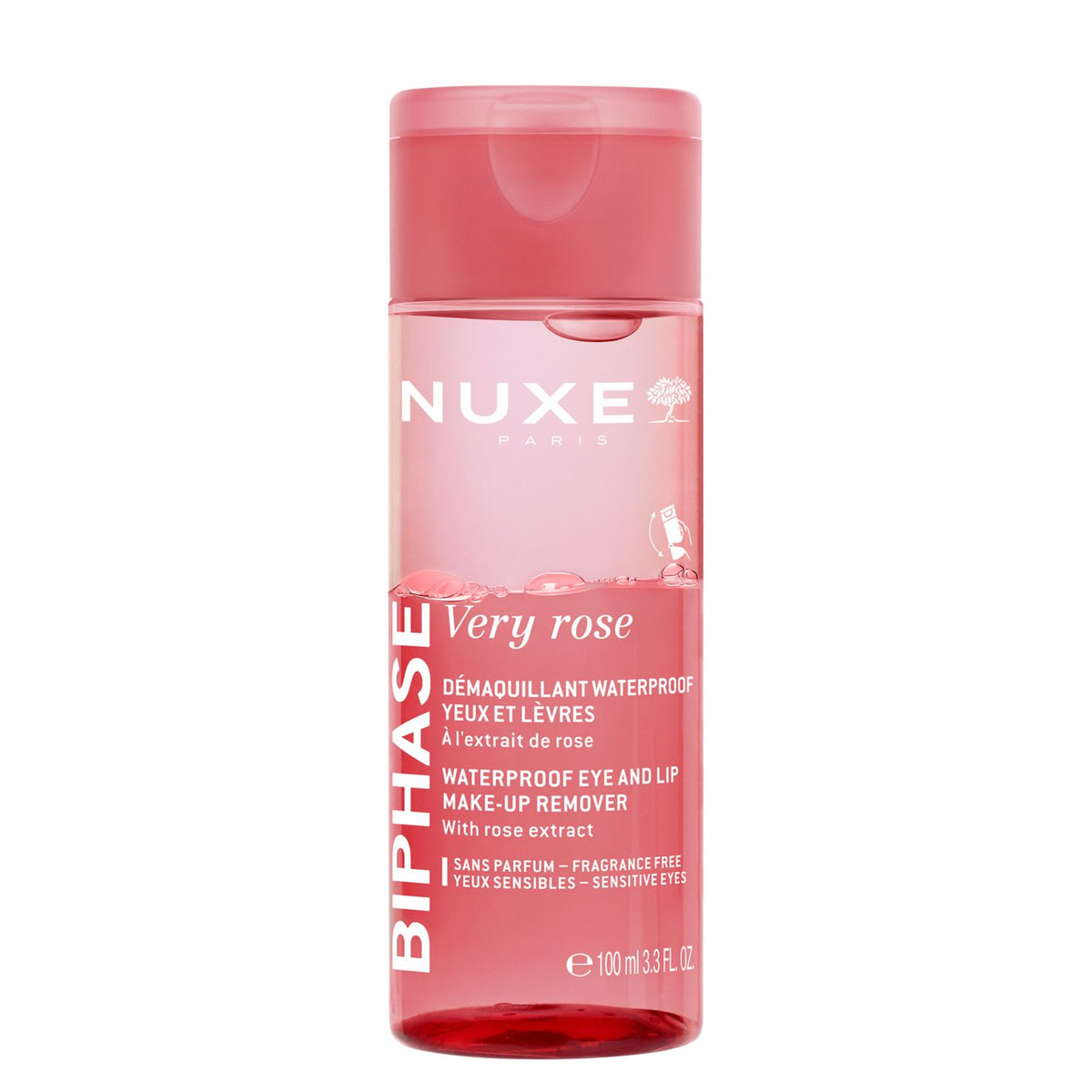 Nuxe Very Rose Eye Makeup Remover 100ml (British brand)