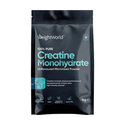 Boots WeightWorld Creatine Monohydrate Micronised Unflavoured Powder 1kg- Buy online at McGrocer