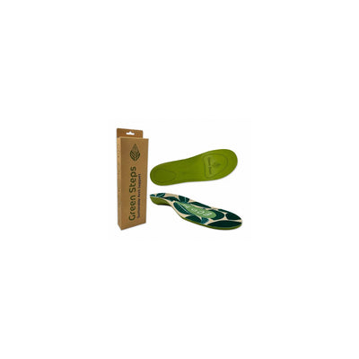 Boots FootActive Green Steps Plant-Based Orthotic Insoles for Plantar Fasciitis Relief Size 7-8.5- Buy online at McGrocer