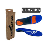 FootActive orthotic insoles Sports Full-Length Size 9-10.5 - British product