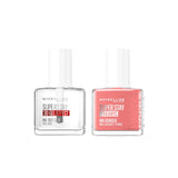 Maybelline nail polish duo Nude Rose and Bonder Top Coat 2x12.6ml - British product