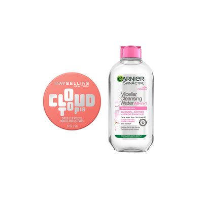 Boots Maybelline Cloudtopia Blush Coral Illusion 5g & Garnier Micellar Water 200ml Duo Bundle- Buy online at McGrocer