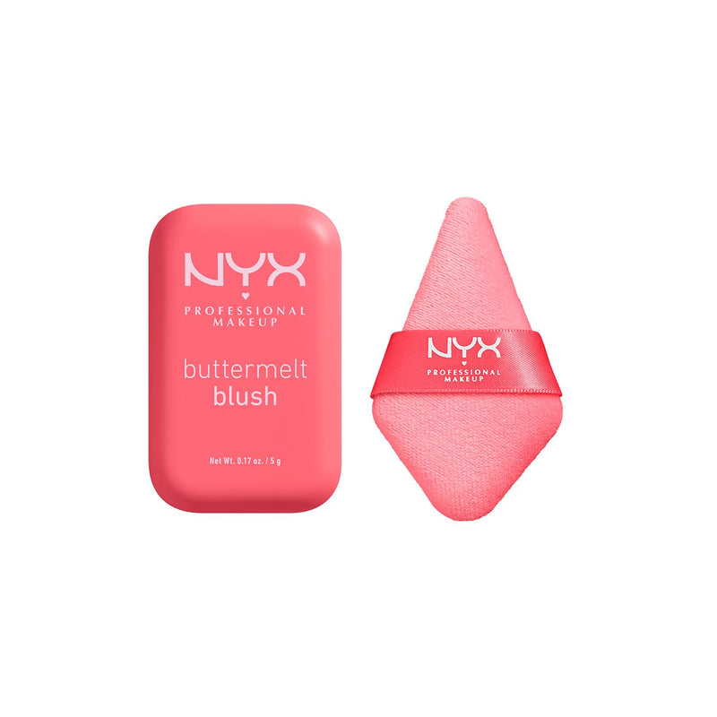 NYX Buttermelt Blush U Know Butta 5g and Wonder Powder Puff duo, imported from the UK