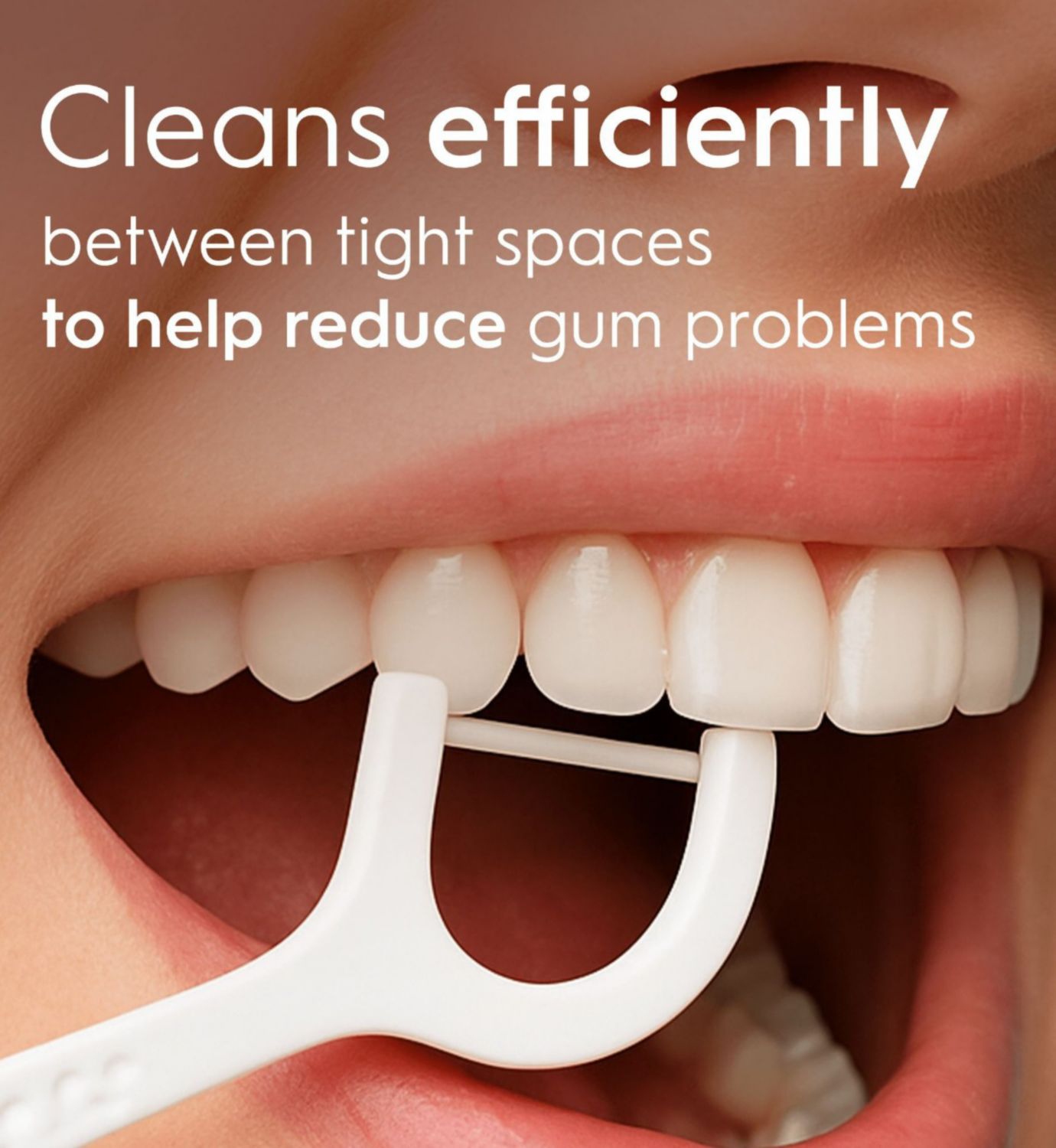 Oral-B simply clean floss picks mint flavour 75 count, imported from the UK