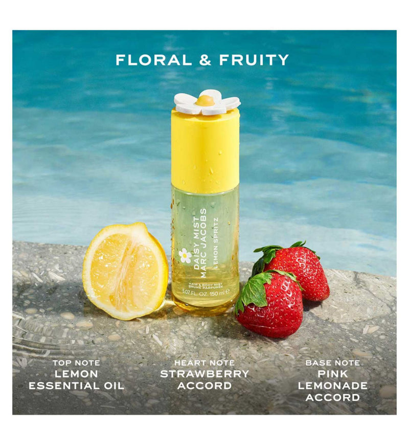 Marc Jacobs hair and body mist Lemon Spritz 150ml - British product