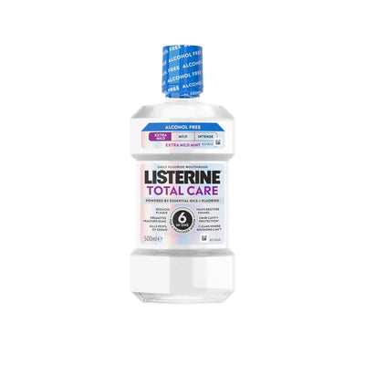 Boots Listerine Total Care Extra Mild Alcohol Free Mouthwash 500ml- Buy online at McGrocer