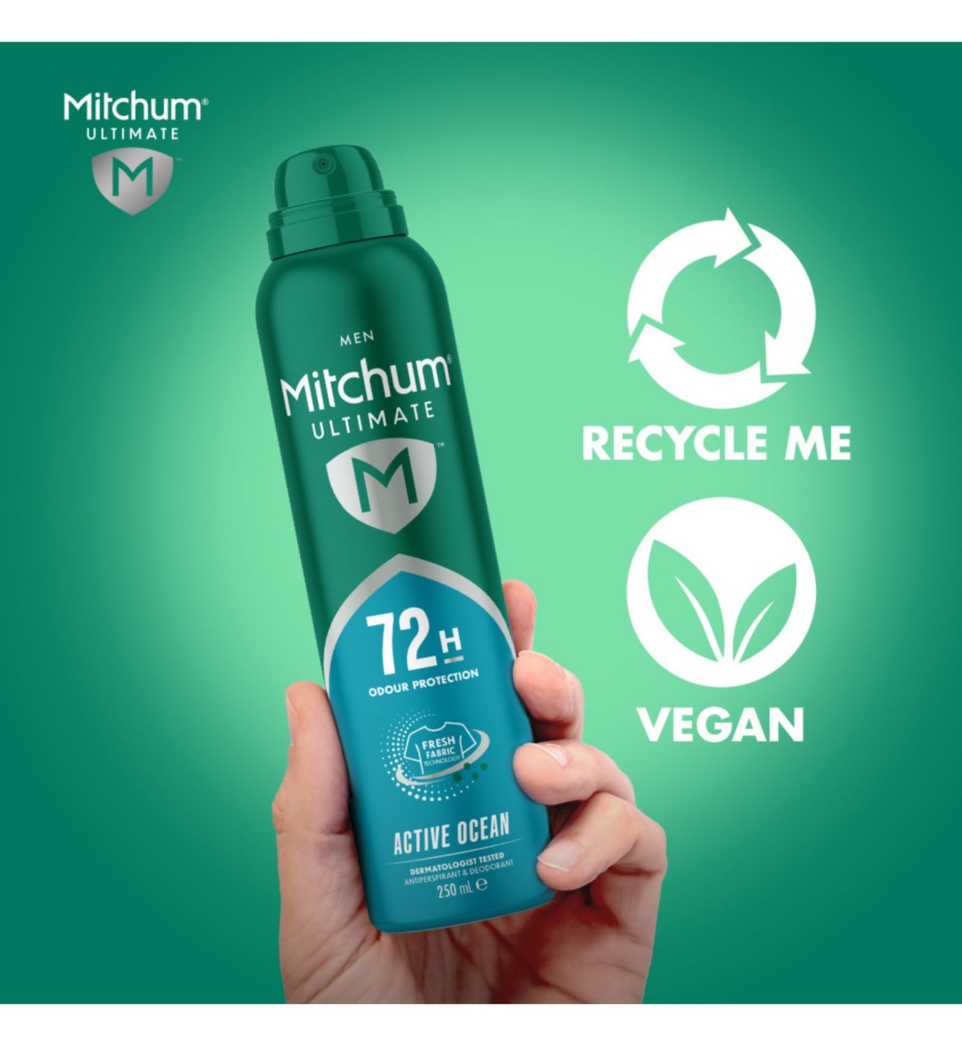 Mitchum antiperspirant deodorant bundle 250ml each (British brand)