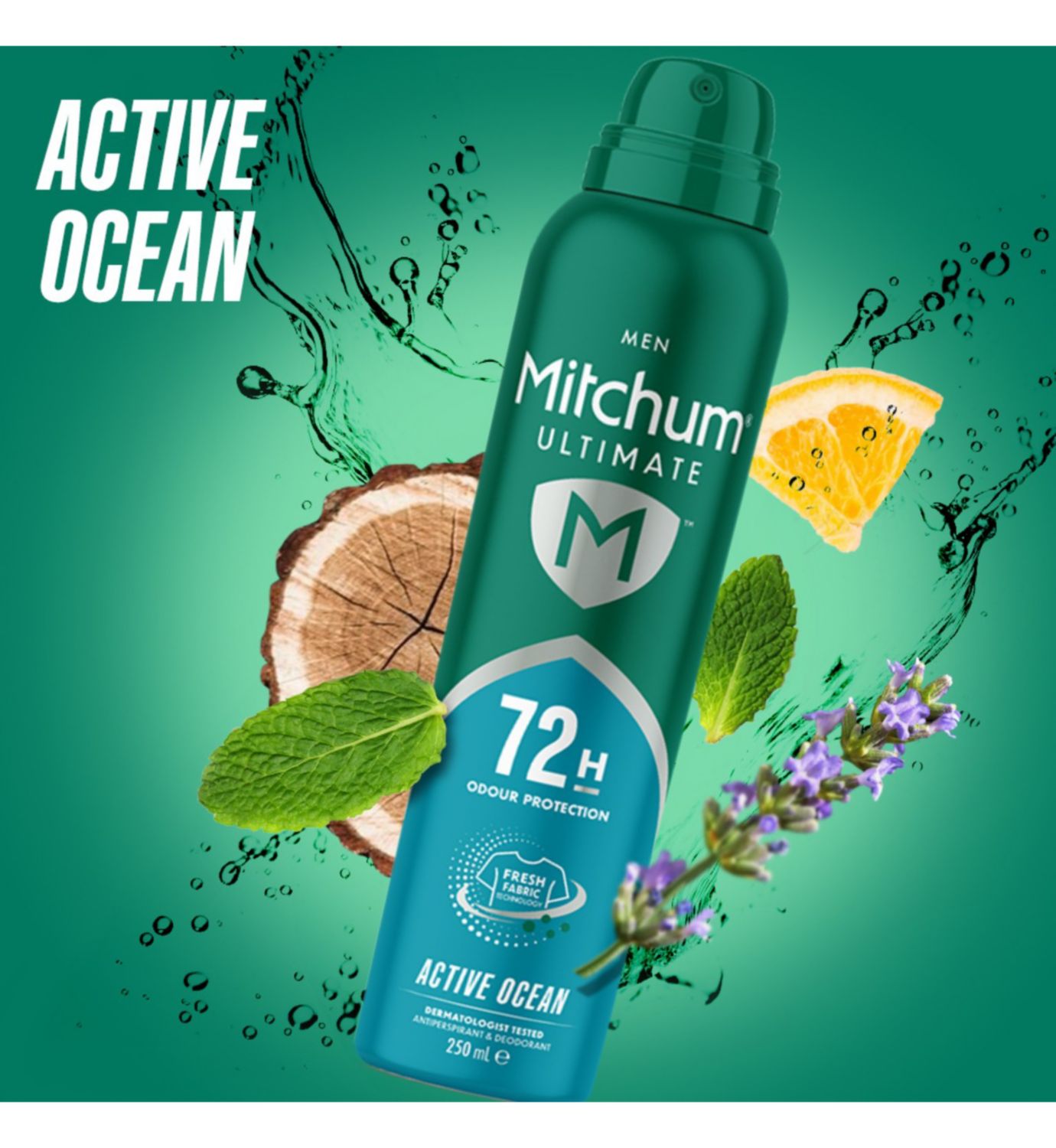 Mitchum antiperspirant deodorant bundle 250ml each (British brand)