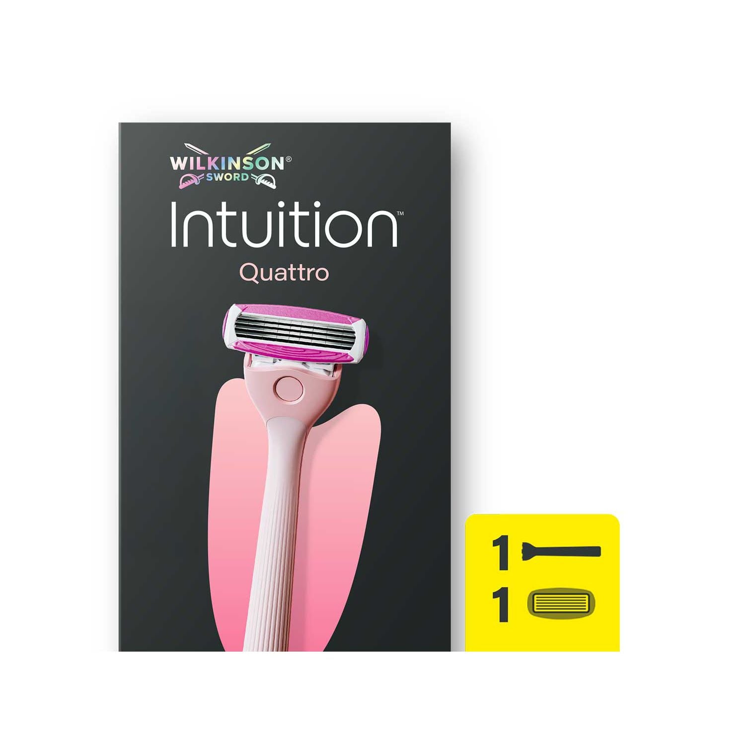 Wilkinson Sword Intuition Quattro women's razor, imported from the UK