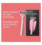 Wilkinson Sword Intuition Quattro women's razor, imported from the UK