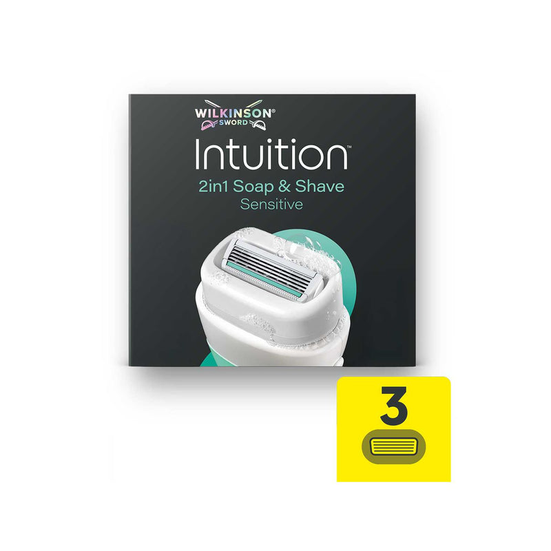 Wilkinson Sword Intuition sensitive razor refills 3 pack - British product
