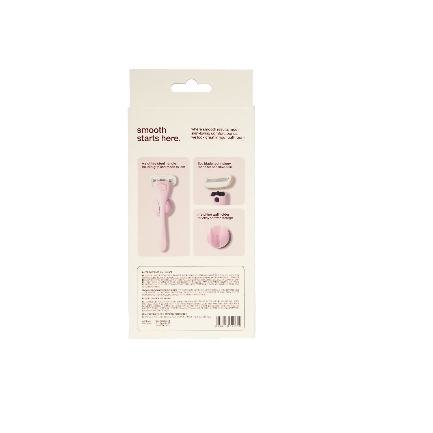 Estrid razor starter kit bloom (British brand)