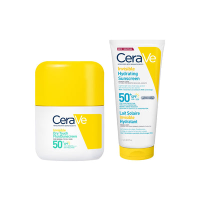 Boots CeraVe SPF 50 Oily Skin Duo Bundle: Face Fluid 50ml & Body Lotion 177ml- Buy online at McGrocer