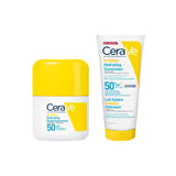 CeraVe SPF sunscreen kit with face and body, imported from the UK