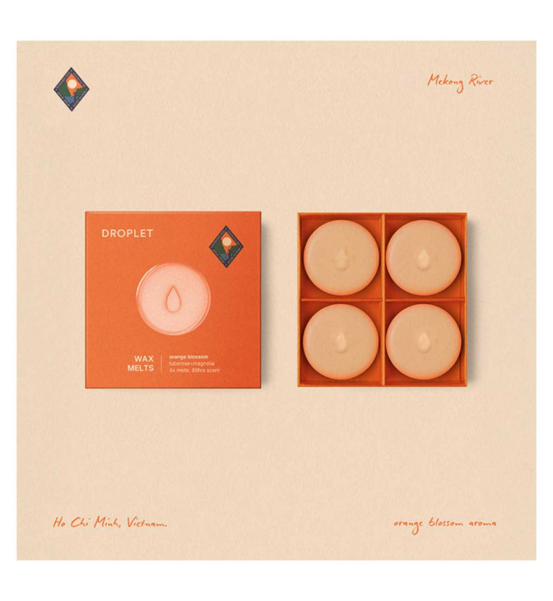 Ripple+ Mandarin Peel wax melts 4 pack, UK version