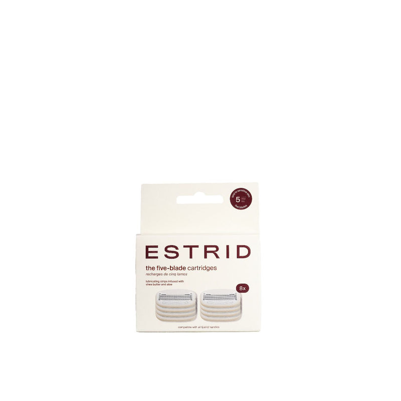 Estrid five blade cartridge refill pack of 8 (British brand)