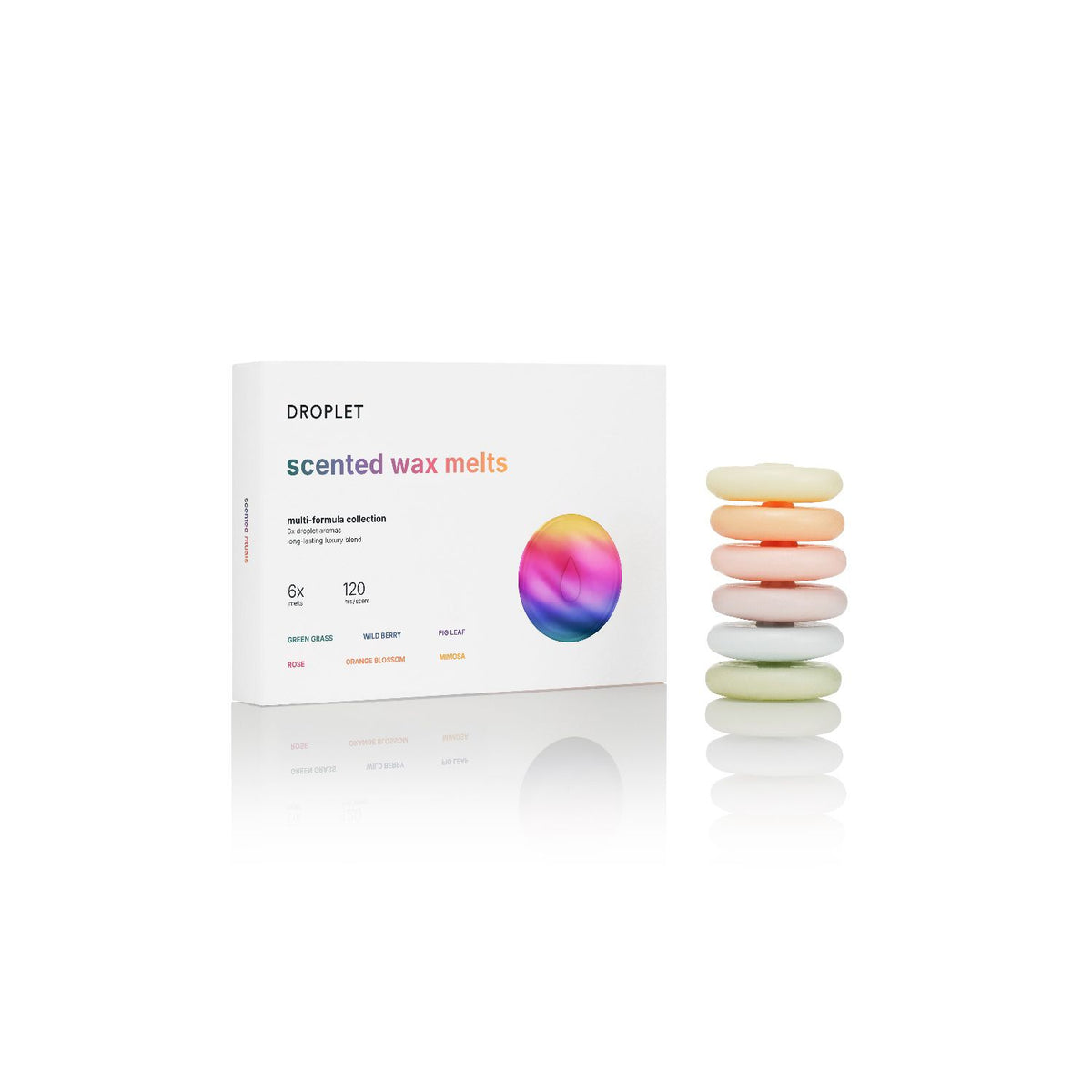 Ripple+ Droplet Scented Melts Multipack 6s, hand-poured wax melts (British brand)