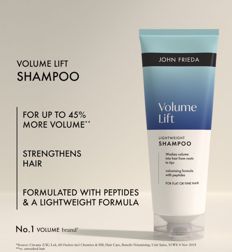John Frieda Volume Lift Duo Bundle haircare set - British product