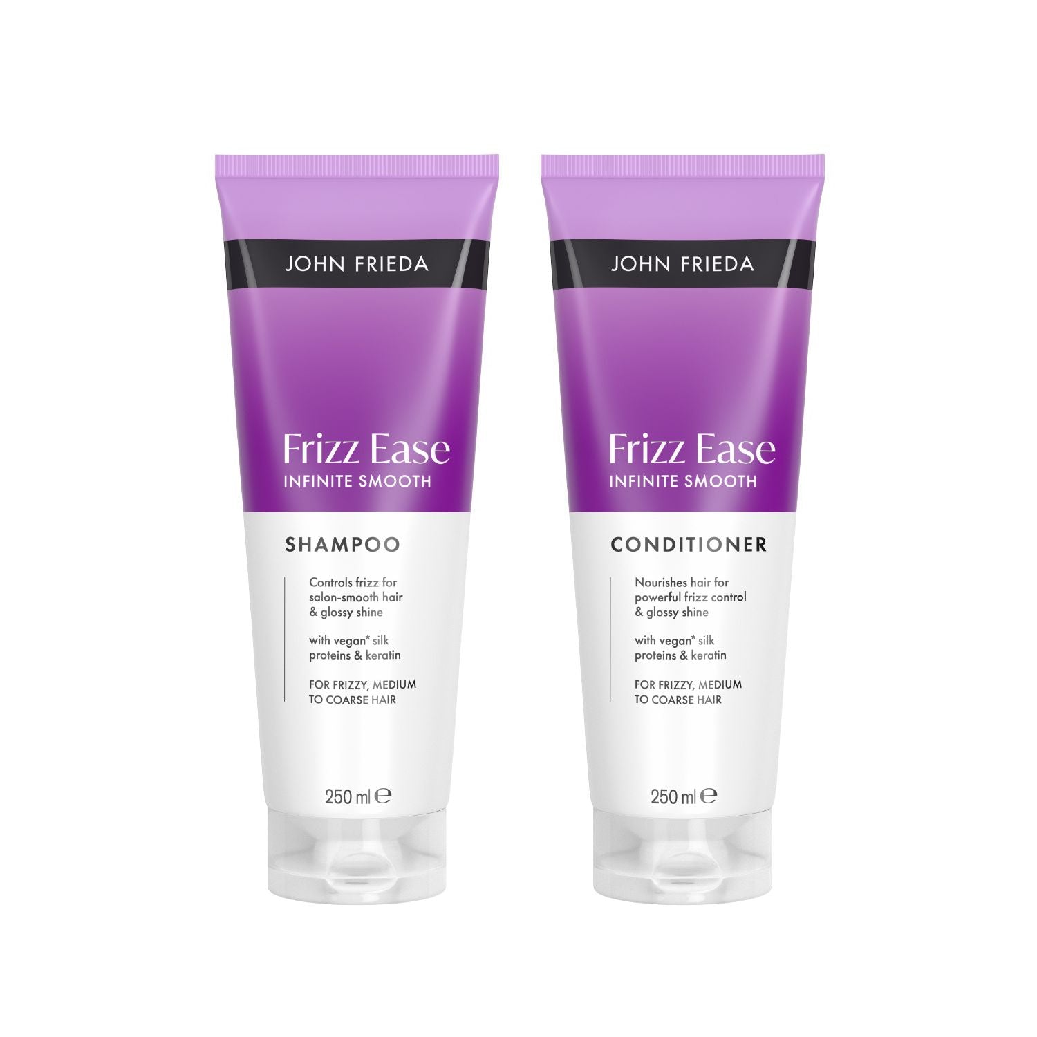 John Frieda Infinite Smooth Duo Bundle shampoo and conditioner 250ml (British brand)
