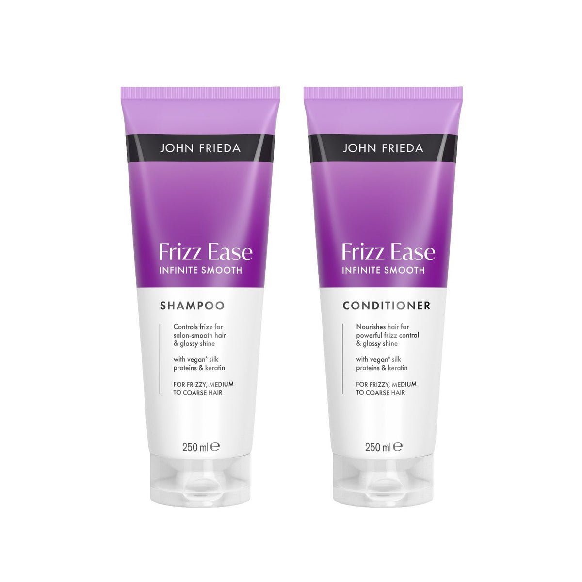John Frieda Infinite Smooth Duo Bundle shampoo and conditioner 250ml (British brand)