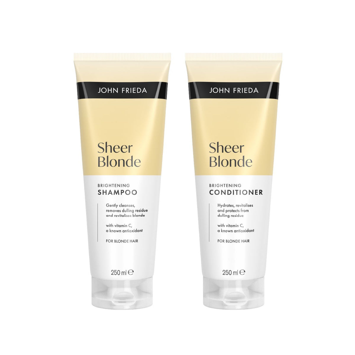 John Frieda Sheer Blonde duo shampoo and conditioner 250ml each (British brand)