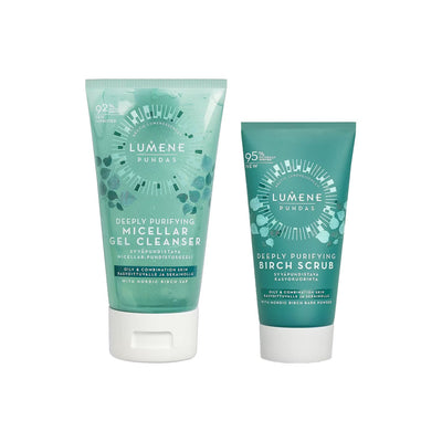 Boots Lumene Puhdas Deeply Purifying Duo Cleanser and Scrub- Buy online at McGrocer