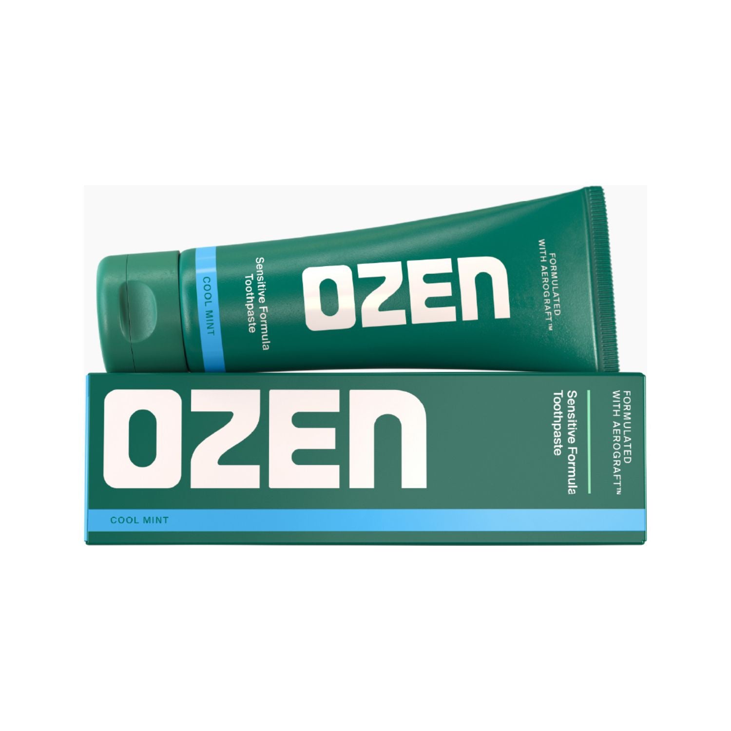 OZEN sensitive formula cool mint toothpaste 75ml - British product