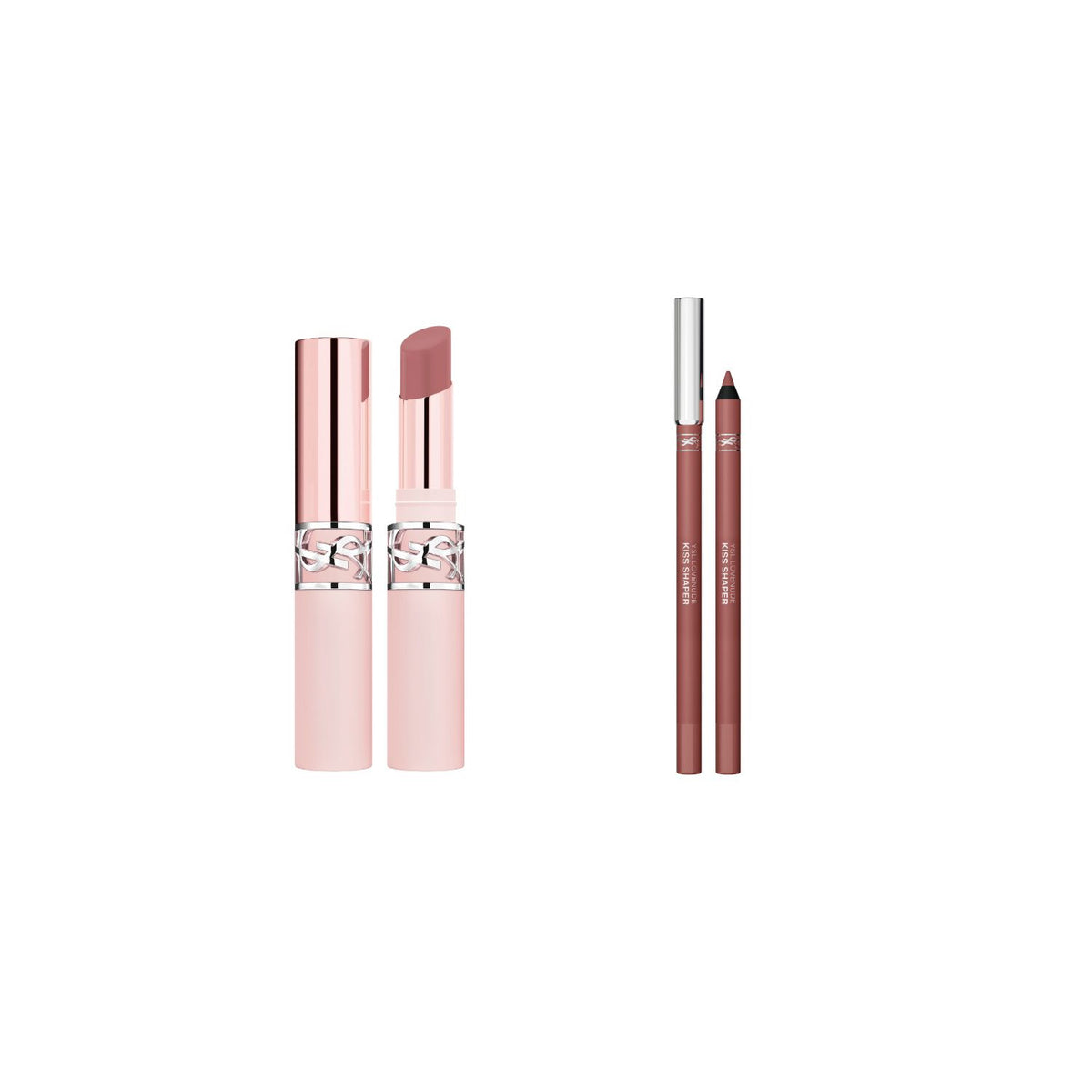 YSL Lovenude lip balm and liner duo, UK version
