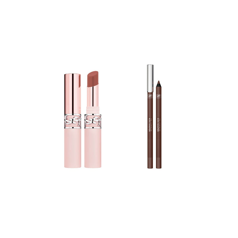 YSL Lovenude lip balm and liner duo 07 and 107, UK version