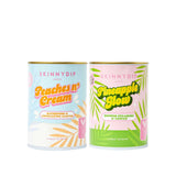 Skinnydip London Me Time Bundle pineapple shower steamers peach bath bombs (British brand)