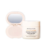 Revolution translucent blurring powder duo with setting and baking powders, UK version