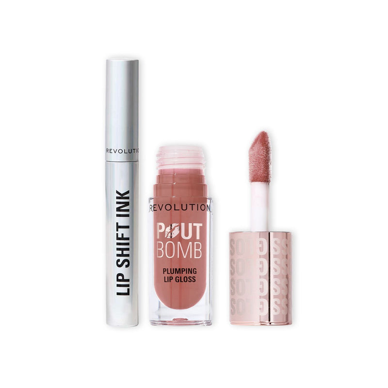 Revolution lip duo nude shades, UK version