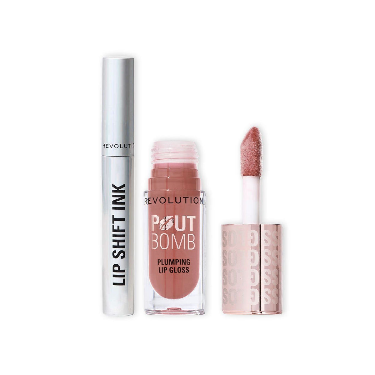 Revolution lip duo nude shades, UK version