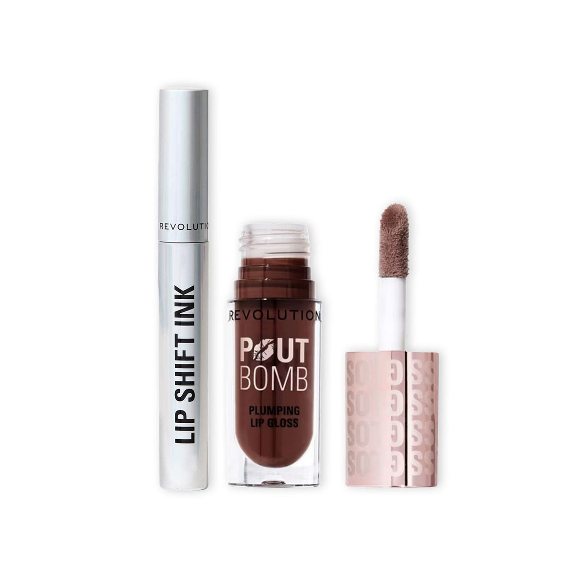 Revolution lip liner and gloss duo in Espresso, UK version