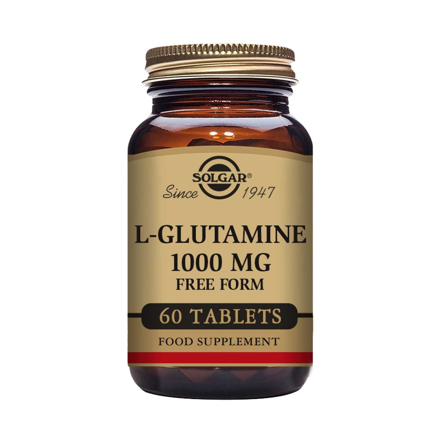 Solgar L-Glutamine 1000mg supplement 60 tablets - British product