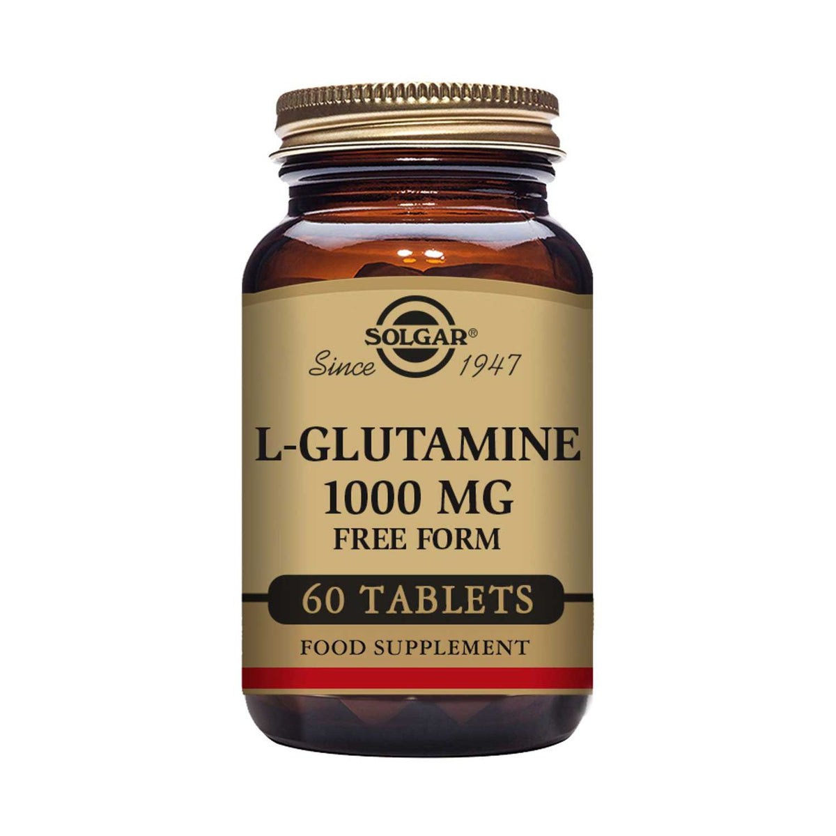 Solgar L-Glutamine 1000mg supplement 60 tablets - British product