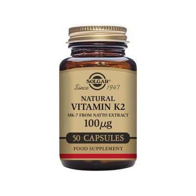 Boots Solgar Vitamin K2 100 mcg 50 Capsules- Buy online at McGrocer
