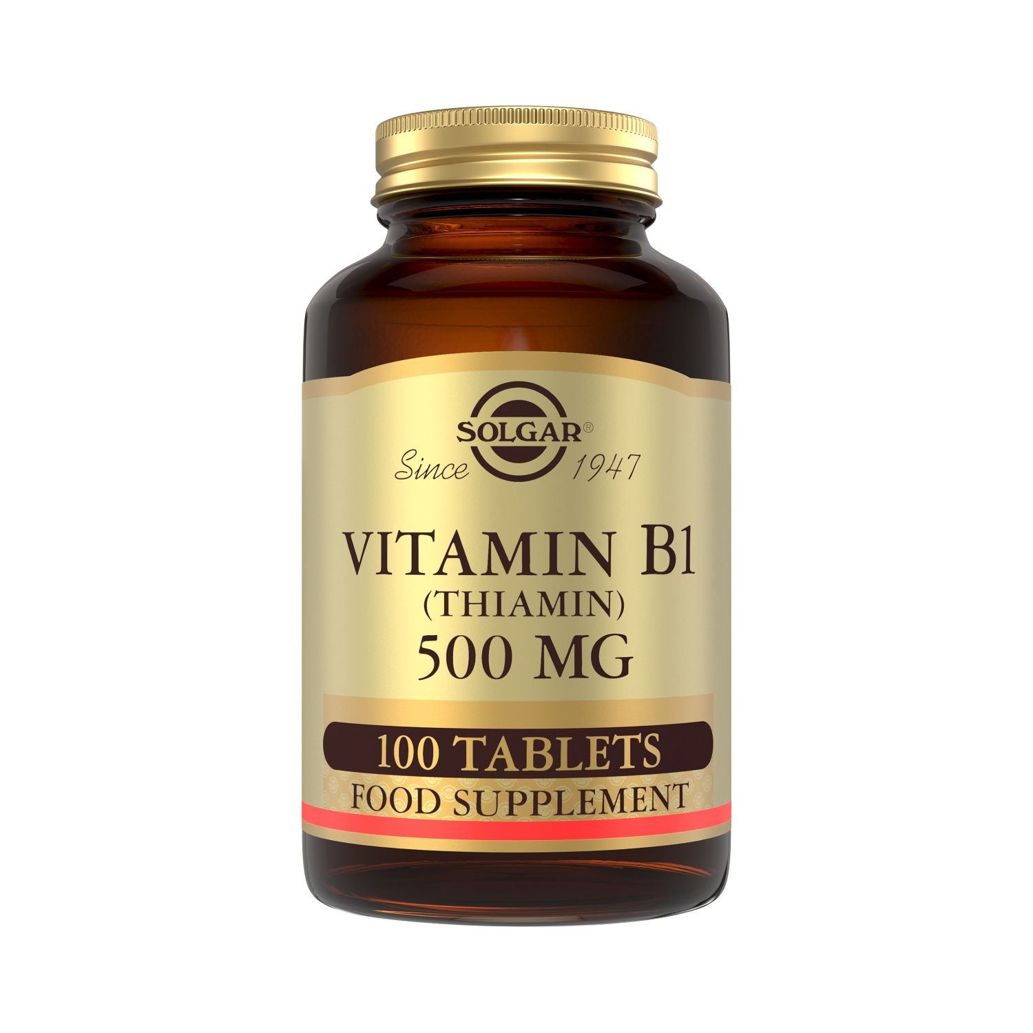 Solgar Vitamin B1 Thiamin 500mg 100 tablets, imported from the UK