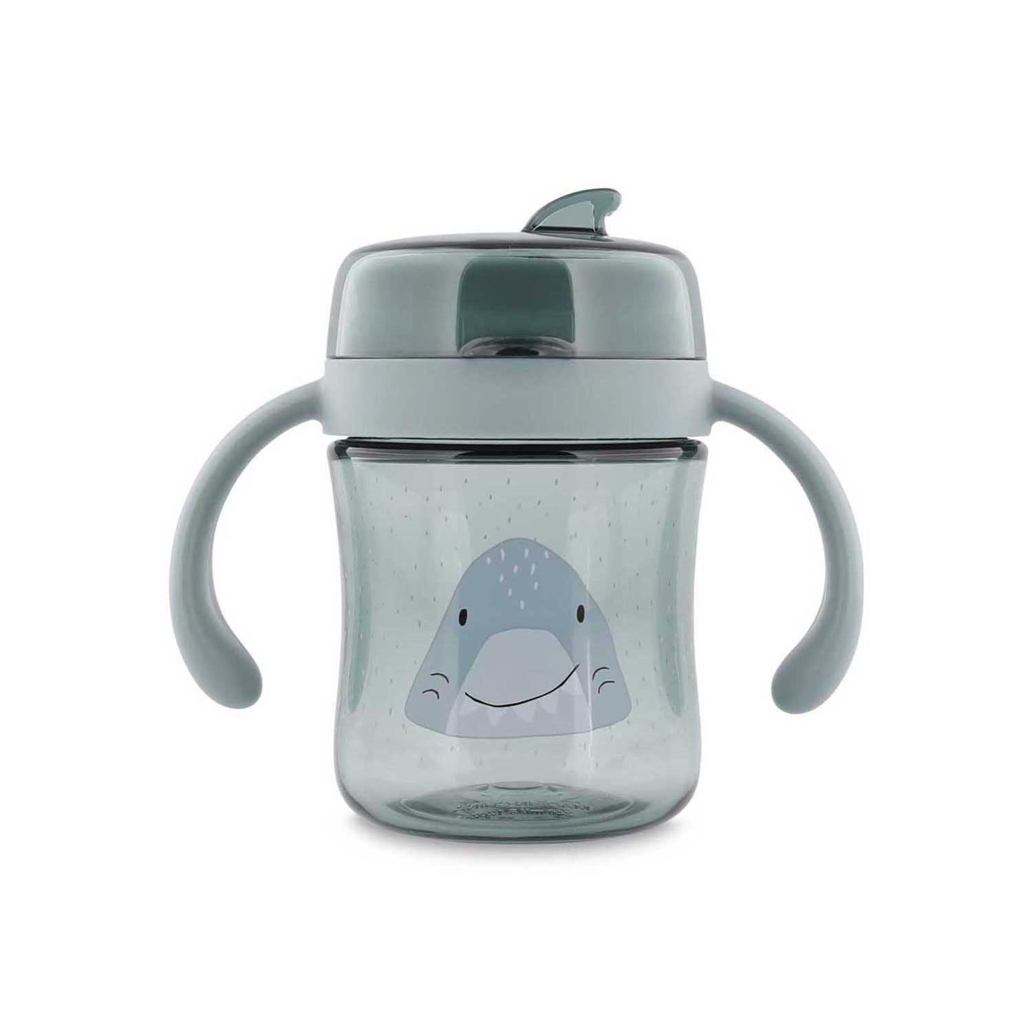 Trixie 360 cup Mr Shark with handles (British brand)