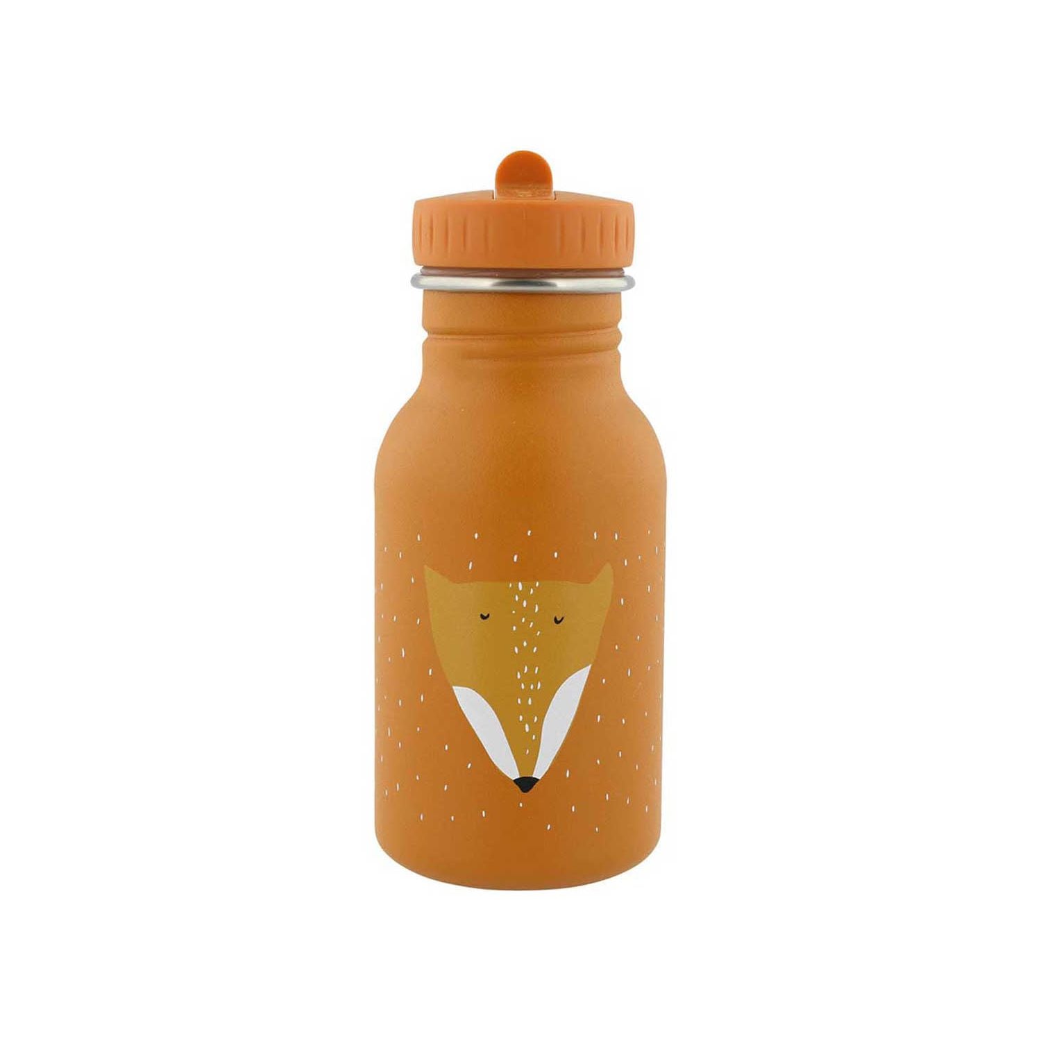 Trixie Mr Fox stainless steel water bottle 350ml, UK version