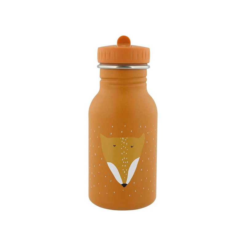 Trixie Mr Fox stainless steel water bottle 350ml, UK version