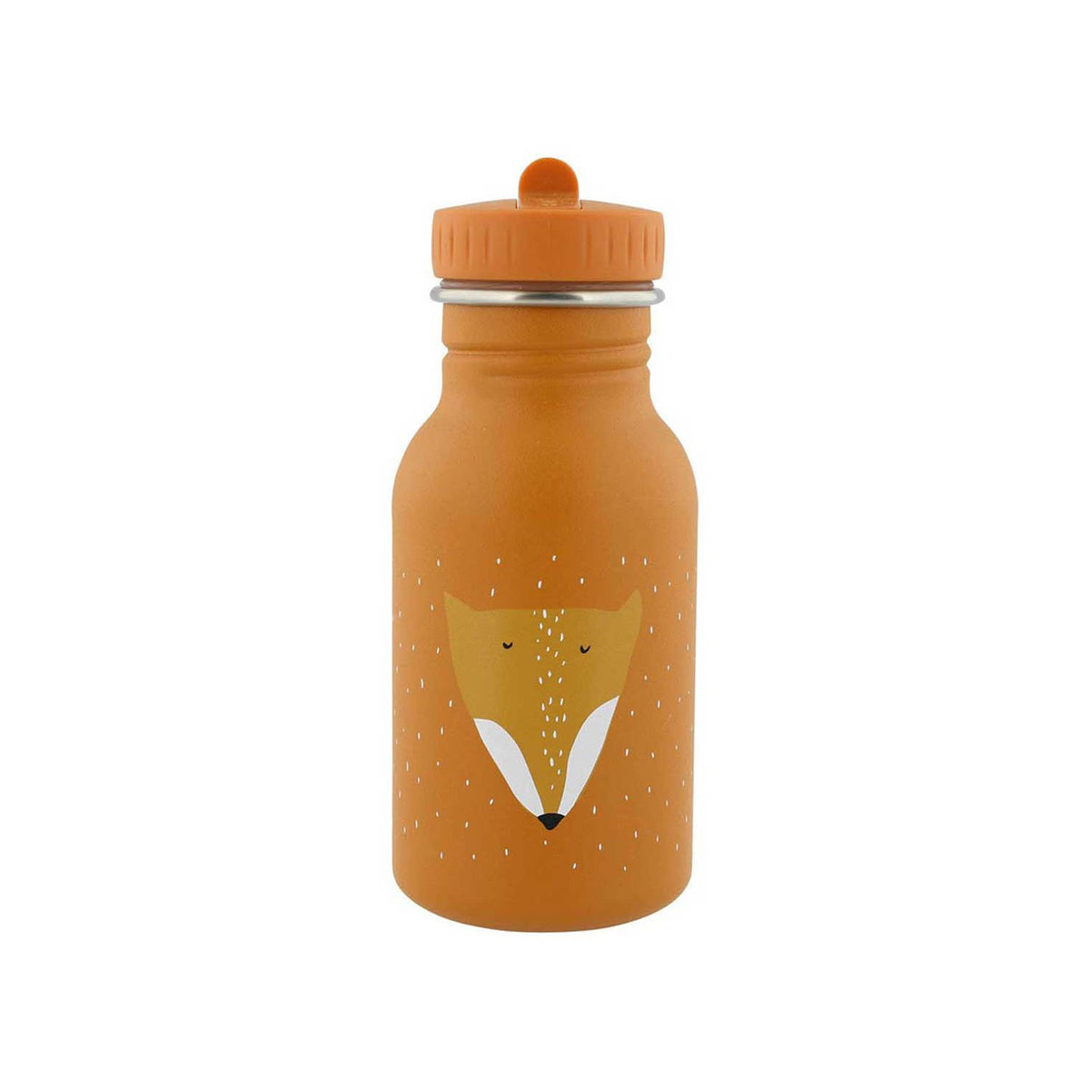 Trixie Mr Fox stainless steel water bottle 350ml, UK version